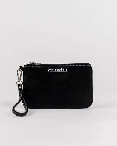 Womans Iris Coin Purse in Black