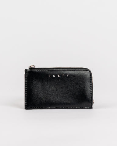 Womans Juno Card Holder in Black