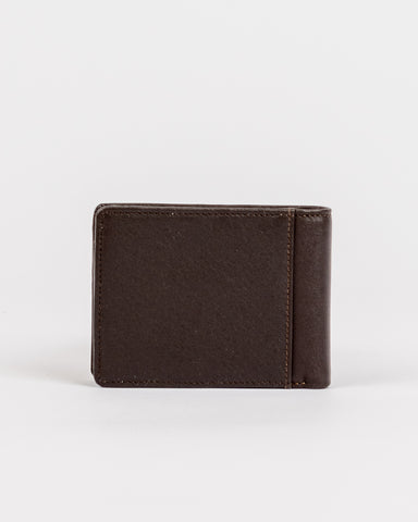 Mens High River 2 Leather Wallet in Coffee