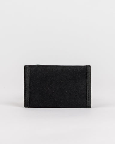 Mens Stringer Tri-fold Wallet in Black