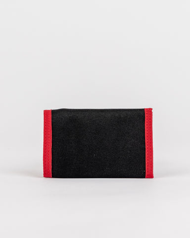 Mens Ring In Tri-fold Wallet in Black