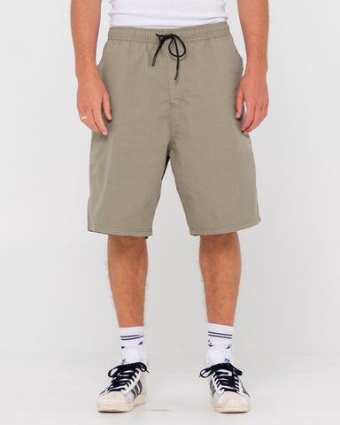 Boy wearing Wear Eva Elastic Short Boys in Savanna