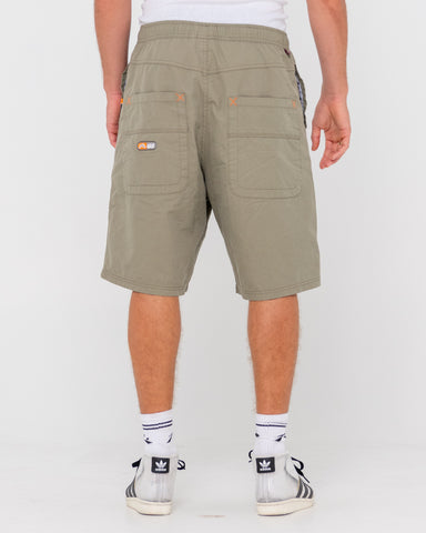 Boy wearing Wear Eva Elastic Short Boys in Savanna