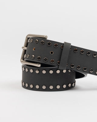 Womens Ballad Stud Belt in Black