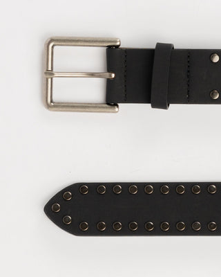 Womens Ballad Stud Belt in Black