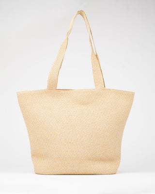 Womens Gisele Straw Beach Bag in Natural / Caramel