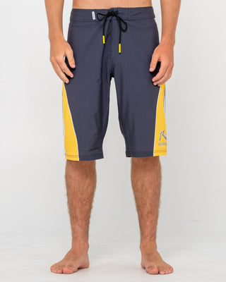 Man wearing Plot Twist Boardshort in Coal