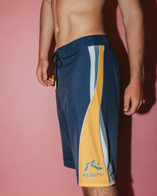 Man wearing Plot Twist Boardshort in Coal