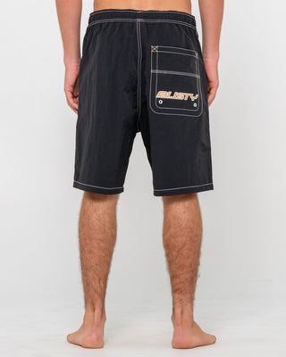 Man wearing Flip Daddy Boardshort in Black 3