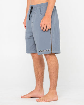 Man wearing Flip Daddy Boardshort in China Blue