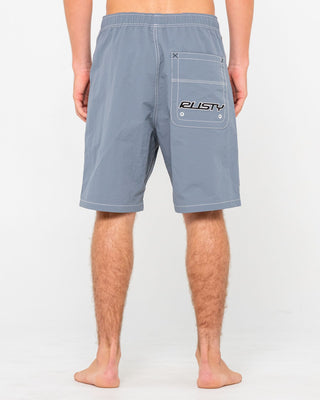 Man wearing Flip Daddy Boardshort in China Blue