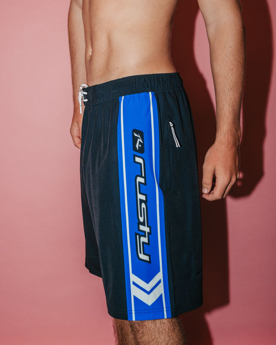 man-wearing-spitfire-hybrid-waist-boardshort-in-black