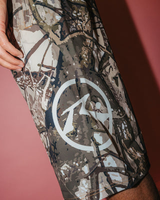 Man wearing Rambo Fixed Waist Boardshort in Camo