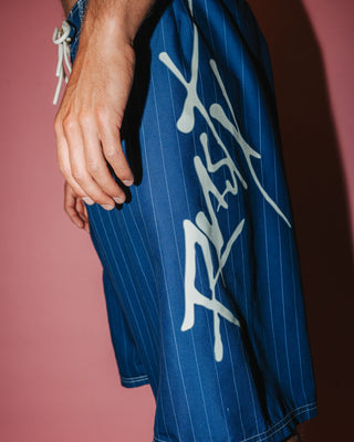 Man wearing Hoodus Fixed Waist Boardshort in Navy Blue