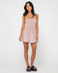 Mimi Striped Bubble Mini Dress