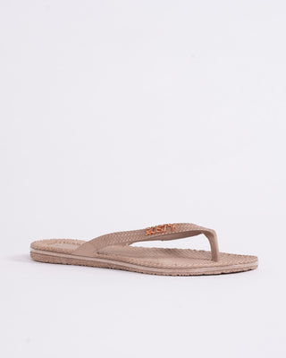 Womens Flippin Thong in Nude Solid / Rgliter