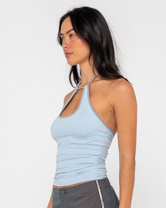 woman-wearing-club-classics-contrast-skimmer-top-in-sky-blue