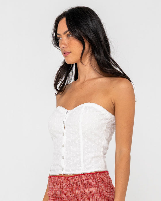 woman-wearing-mandy-button-up-top-in-white