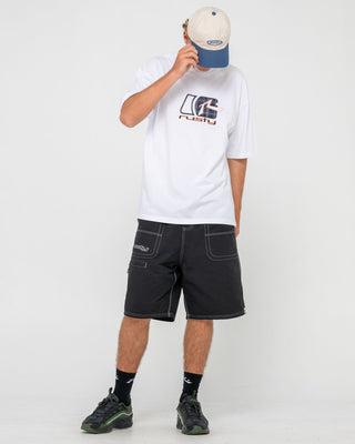 Mens Kick Flip Dad Cap in China Blue 1