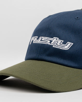 Mens Road Trip Dad Cap in Navy Blue