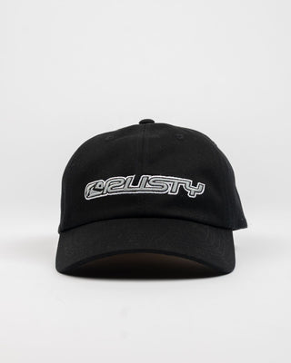 Mens Reverb Dad Cap in Black