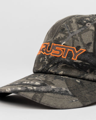 Mens Dead End Dad Cap in Grey Camo