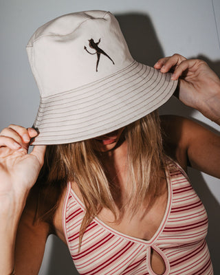 Womens Crush Reversible Bucket Hat in Pinecone