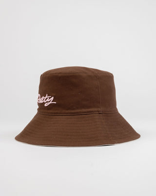 Womens Crush Reversible Bucket Hat in Pinecone