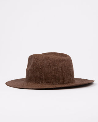 Mens Dean Crushable Straw Hat in Chocolate