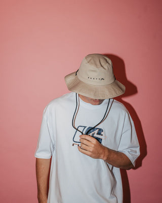 Mens Bradman Hat in Abbey Stone