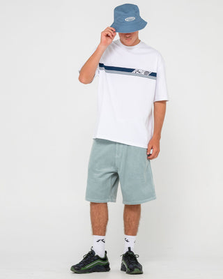 Mens Kick Flip Reversible Bucket Hat in China Blue 1