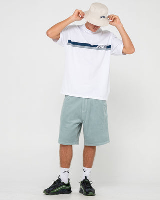 Mens Kick Flip Reversible Bucket Hat in China Blue 1