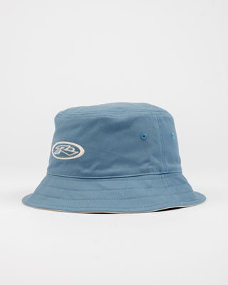 Mens Kick Flip Reversible Bucket Hat in China Blue 1