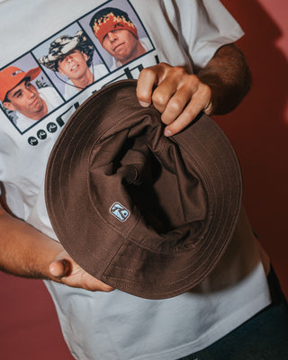 Mens Reverb Reversible Bucket Hat in Pinecone