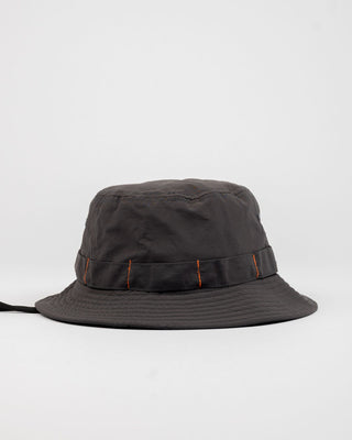 Mens Stringer Bucket Hat in Carbon