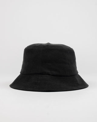 Mens Tri State Bucket Hat in Washed Black