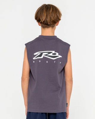 Boy wearing Registered Muscle Boys in Coal