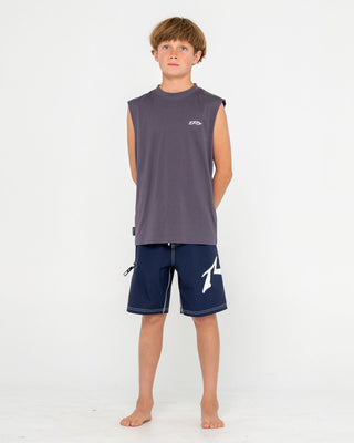 Boy wearing Registered Muscle Boys in Coal