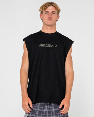 Man wearing Flip Daddy Muscle in Black 1