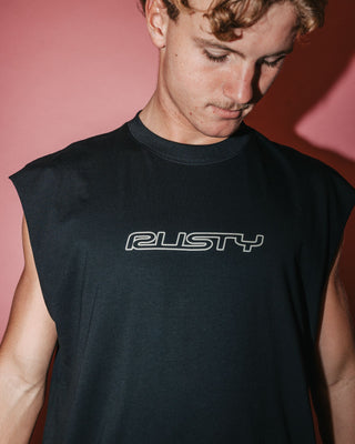 Man wearing Flip Daddy Muscle in Black 1