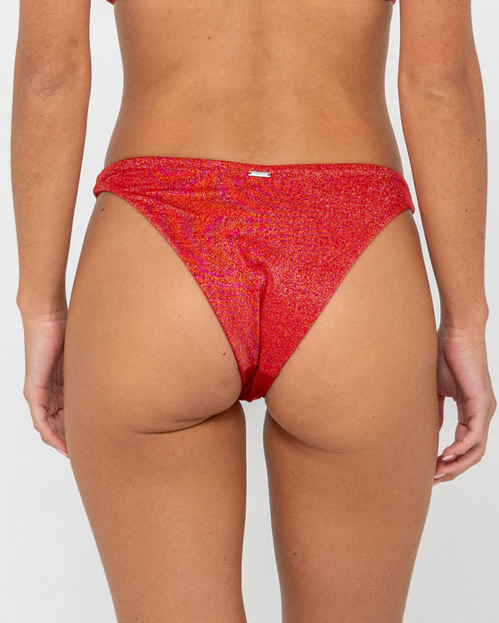woman-wearing-shimmy-midi-bikini-bottom-in-red