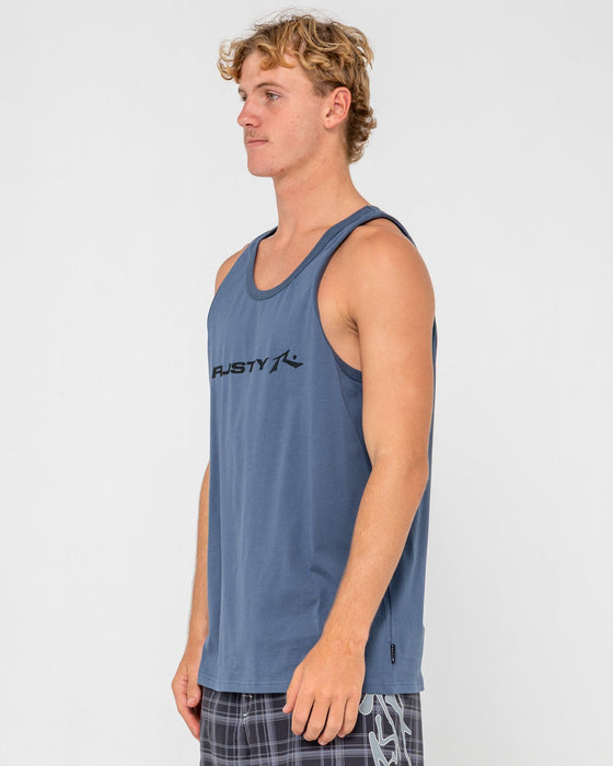 man-wearing-vital-tank-in-china-blue