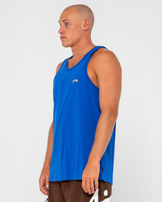 Man wearing Registered Tank in Royal Blue