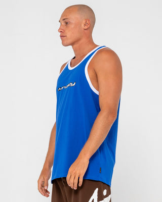 Man wearing Bright Tank in Royal Blue