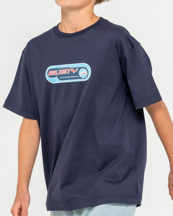 boy-wearing-capsule-short-sleeve-tee-boys-in-navy-blue