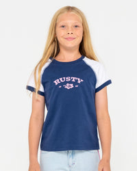 Riley Raglan Baby Tee Girls