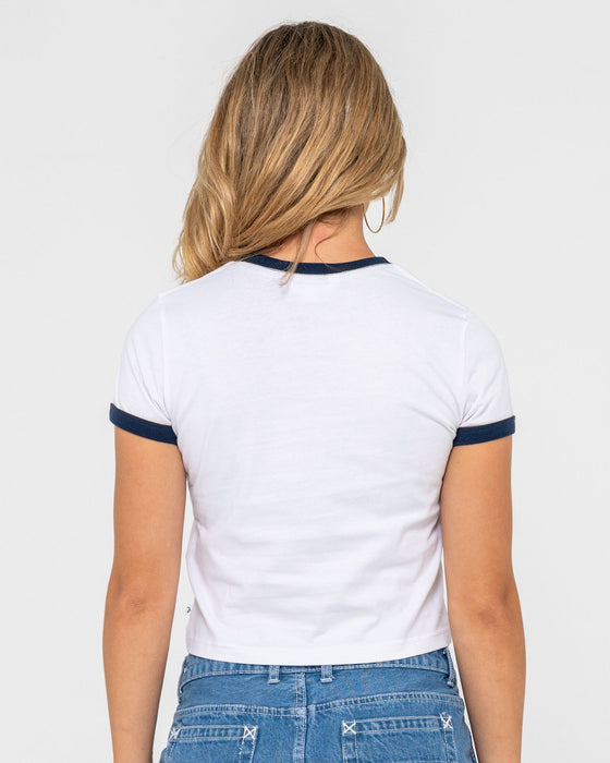 woman-wearing-hot-stud-contrast-ringer-baby-tee-in-white