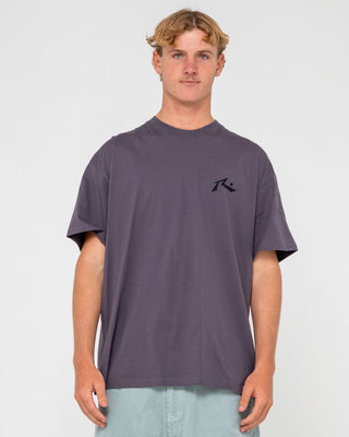 Man wearing Competition Short Sleeve Tee in Coal 1