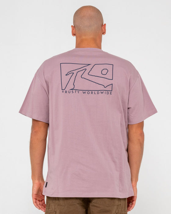 man-wearing-boxed-out-short-sleeve-tee-in-elderberry