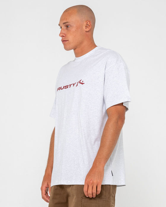 man-wearing-vital-rusty-short-sleeve-tee-in-ecru-marle